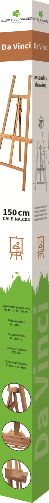 CAVALLETTO LEGNO/NA SERIE P 30 - catalogo