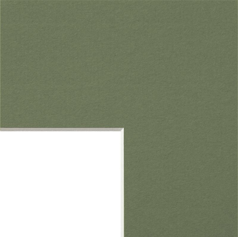 PASSEPARTOUT IN FOGLI VERDE W129 - angolo