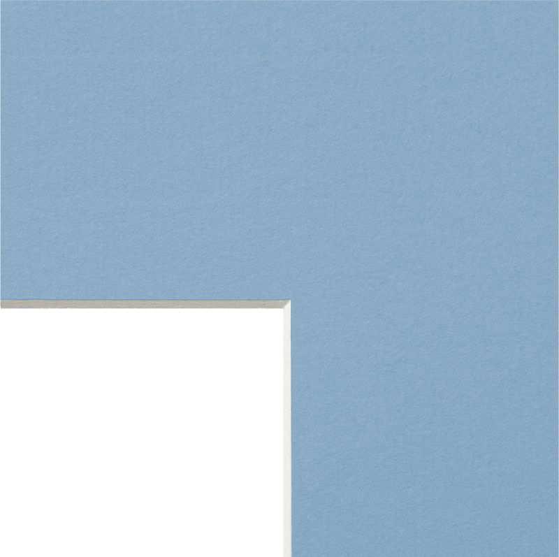 PASSEPARTOUT IN FOGLI AZZURRO W194 - angolo