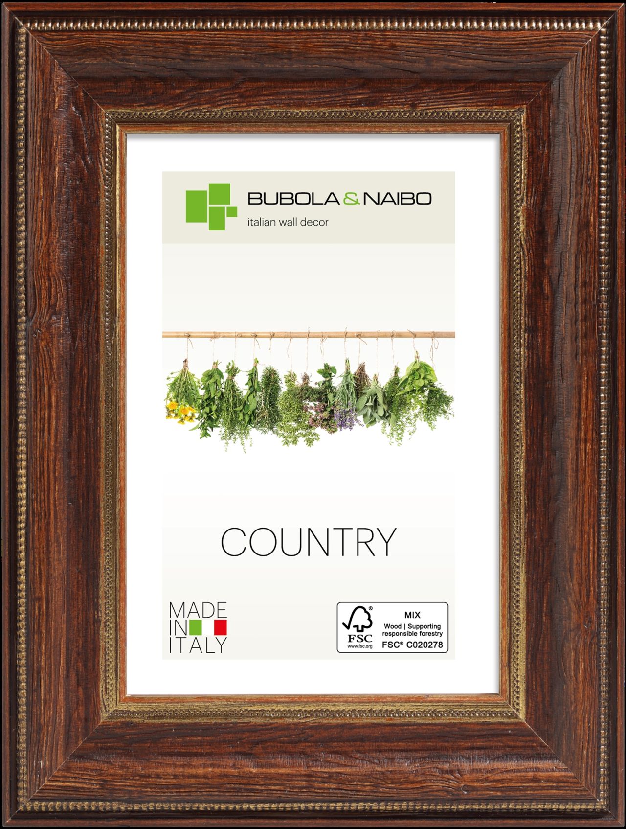 CORNICE IN LEGNO FABRIANO 5015 - frontale