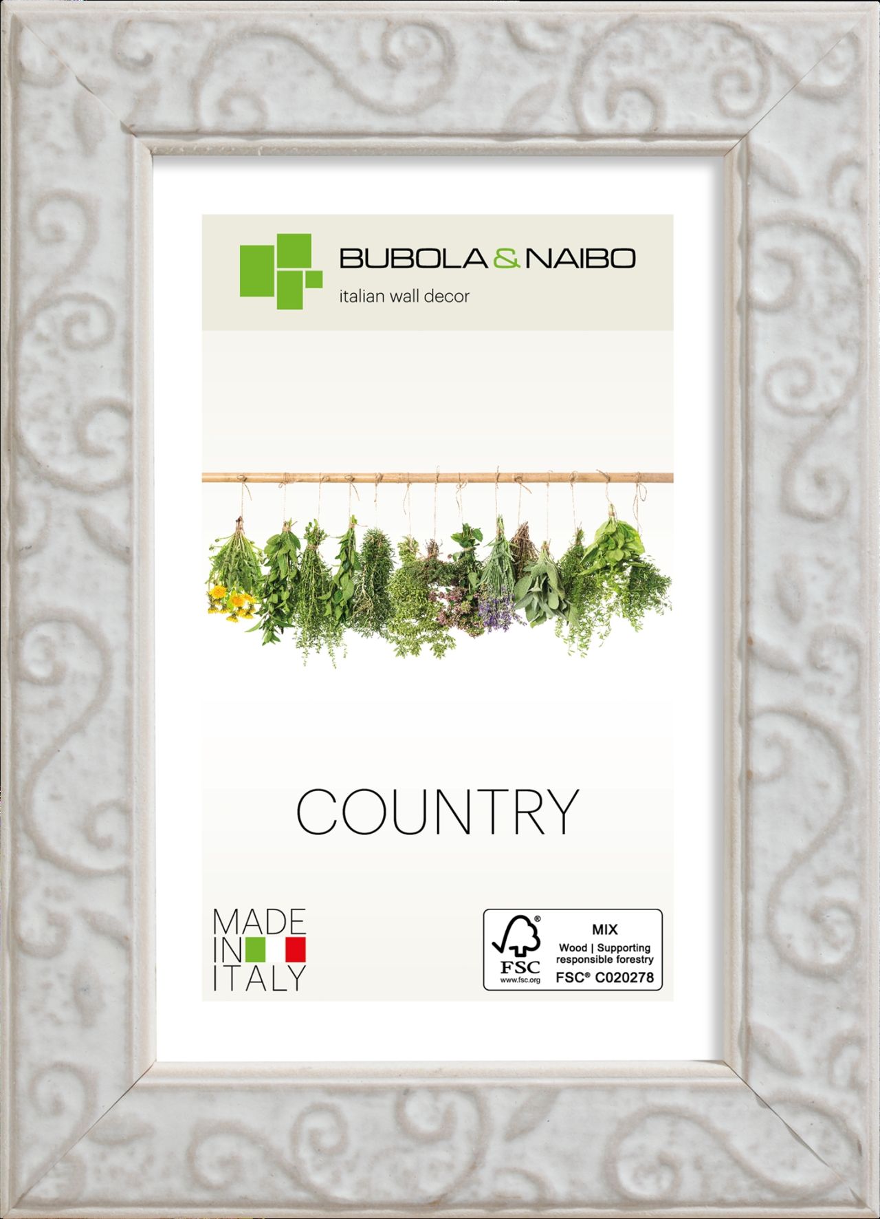 CORNICE IN LEGNO MILTON 5790 - frontale
