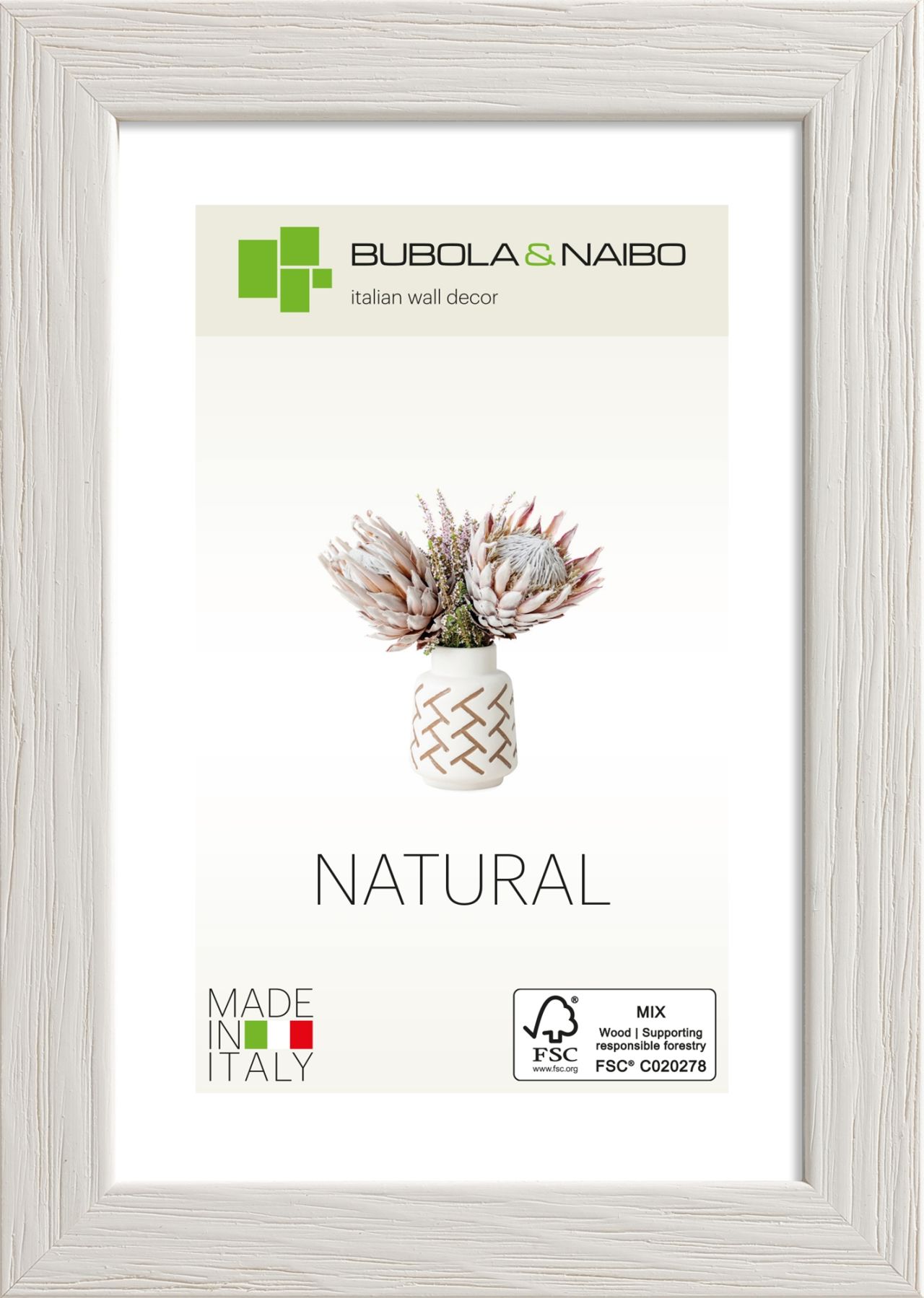 CORNICE IN LEGNO TULIPA 6340 - frontale