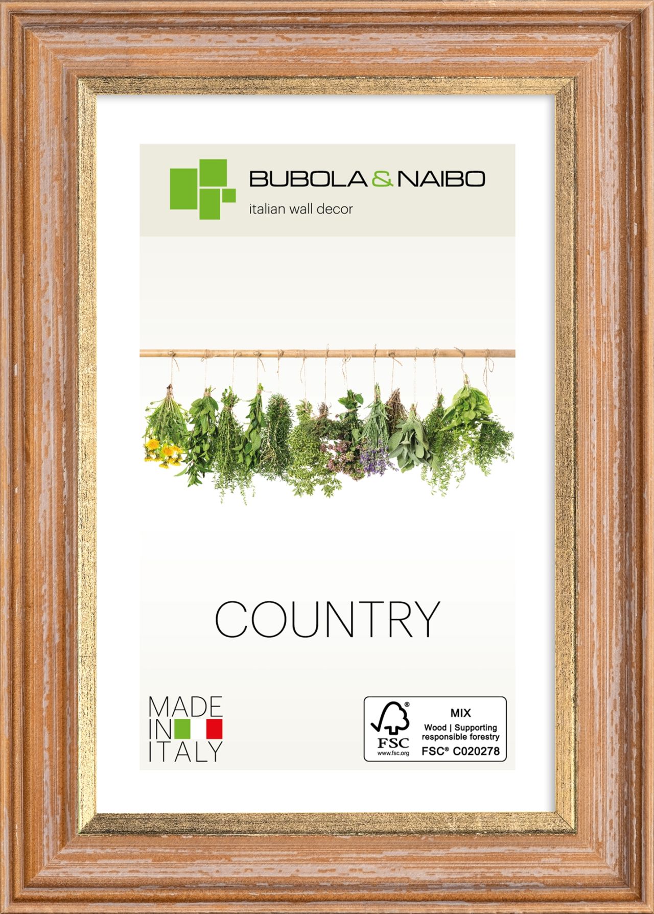 CORNICE IN LEGNO RINGA 7180 - frontale
