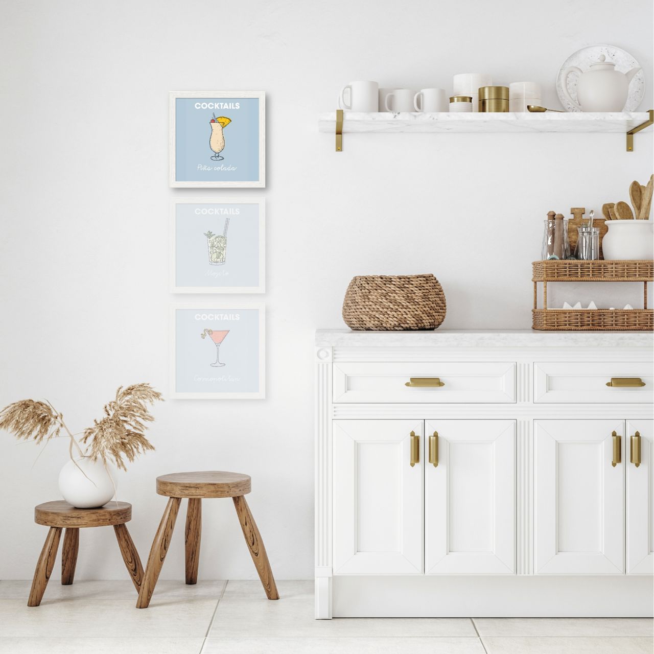 DECOPOSTER WHITE DPD7 - ambientata
