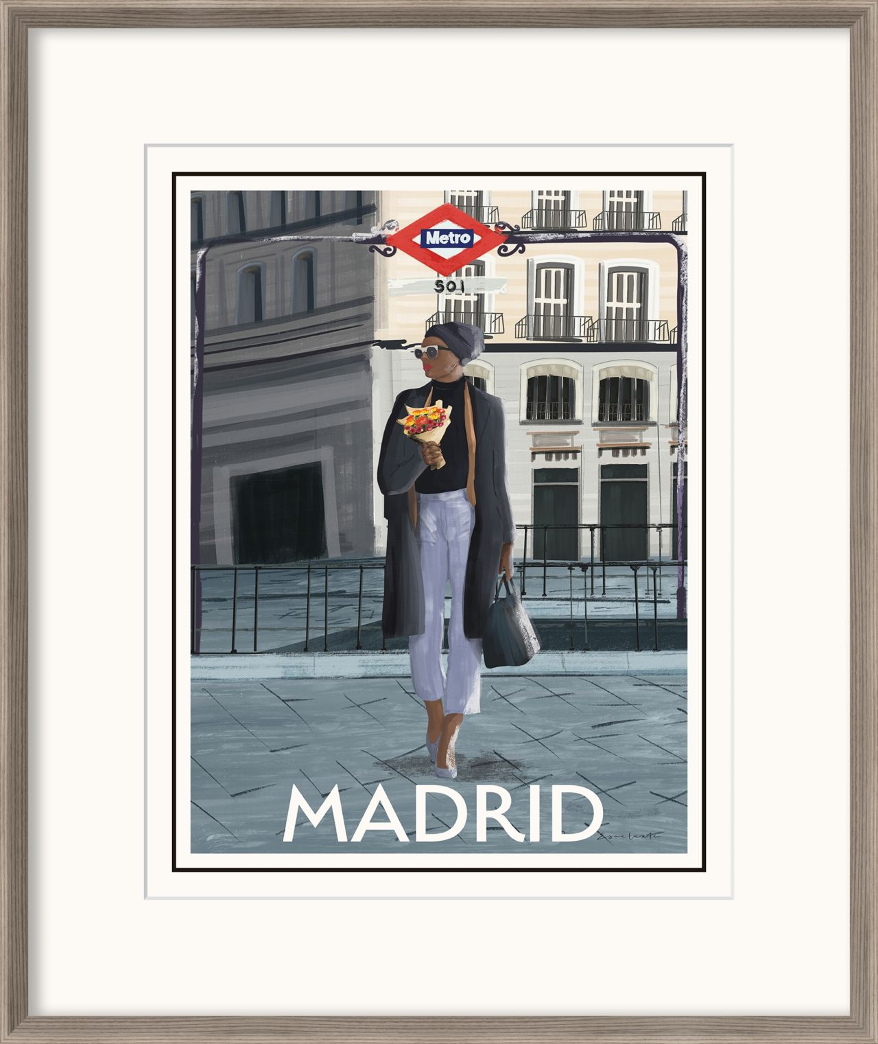 POSTART GENTE DI MONDO ‘LA RAGAZZA DI MADRID’ SW18 - catalogo