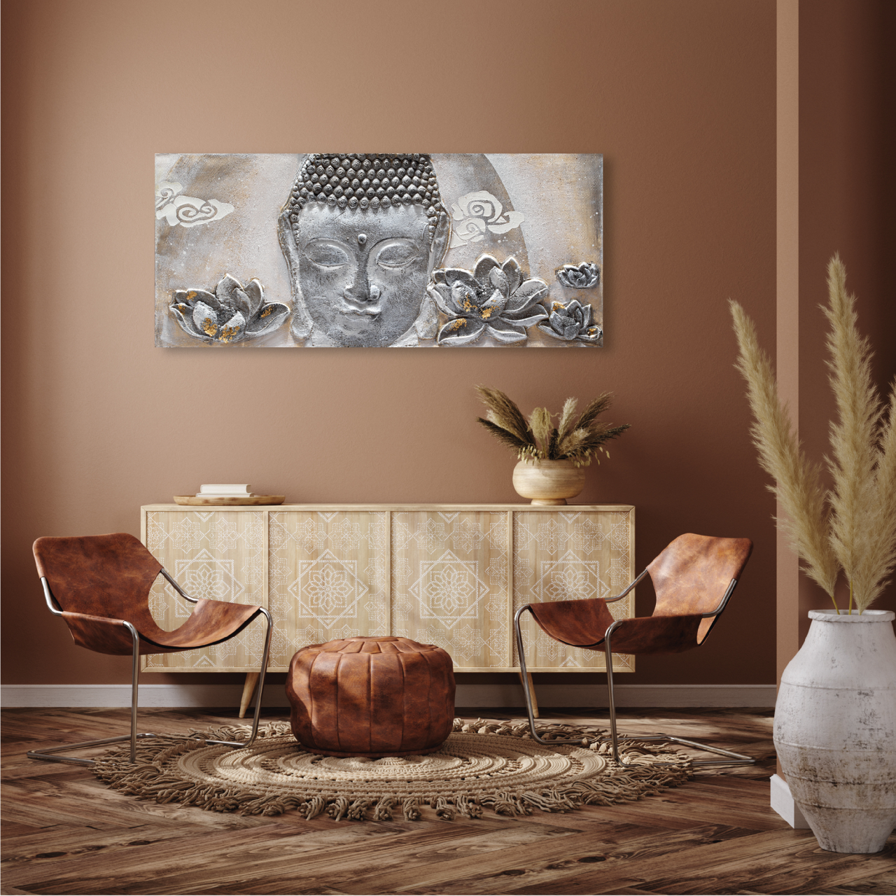 DIPINTO ART. W218 65×150 FSC100 - ambientata