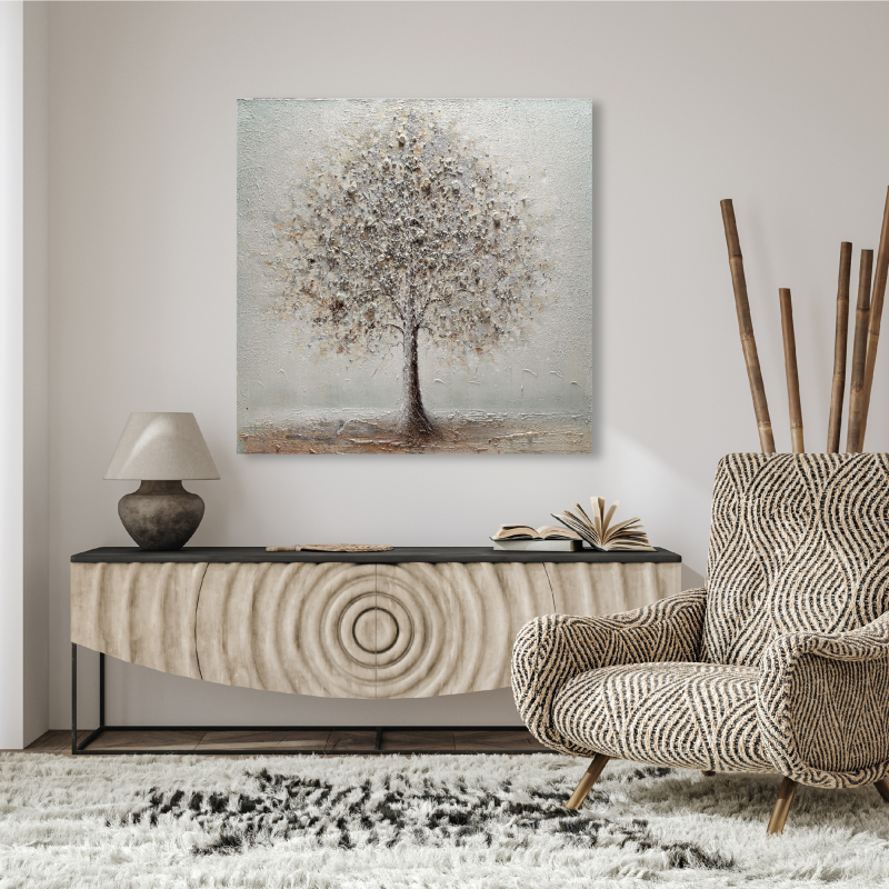 DIPINTO ART. W641 100X100 FSC100 - ambientata