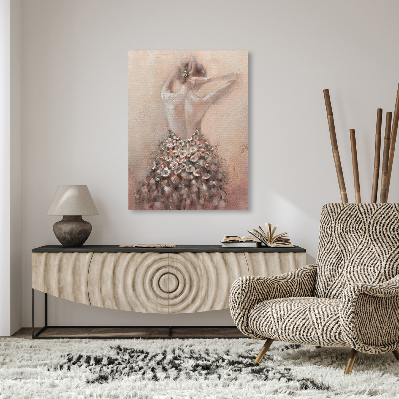 DIPINTO ART. W830 90X120 FSC100 - ambientata