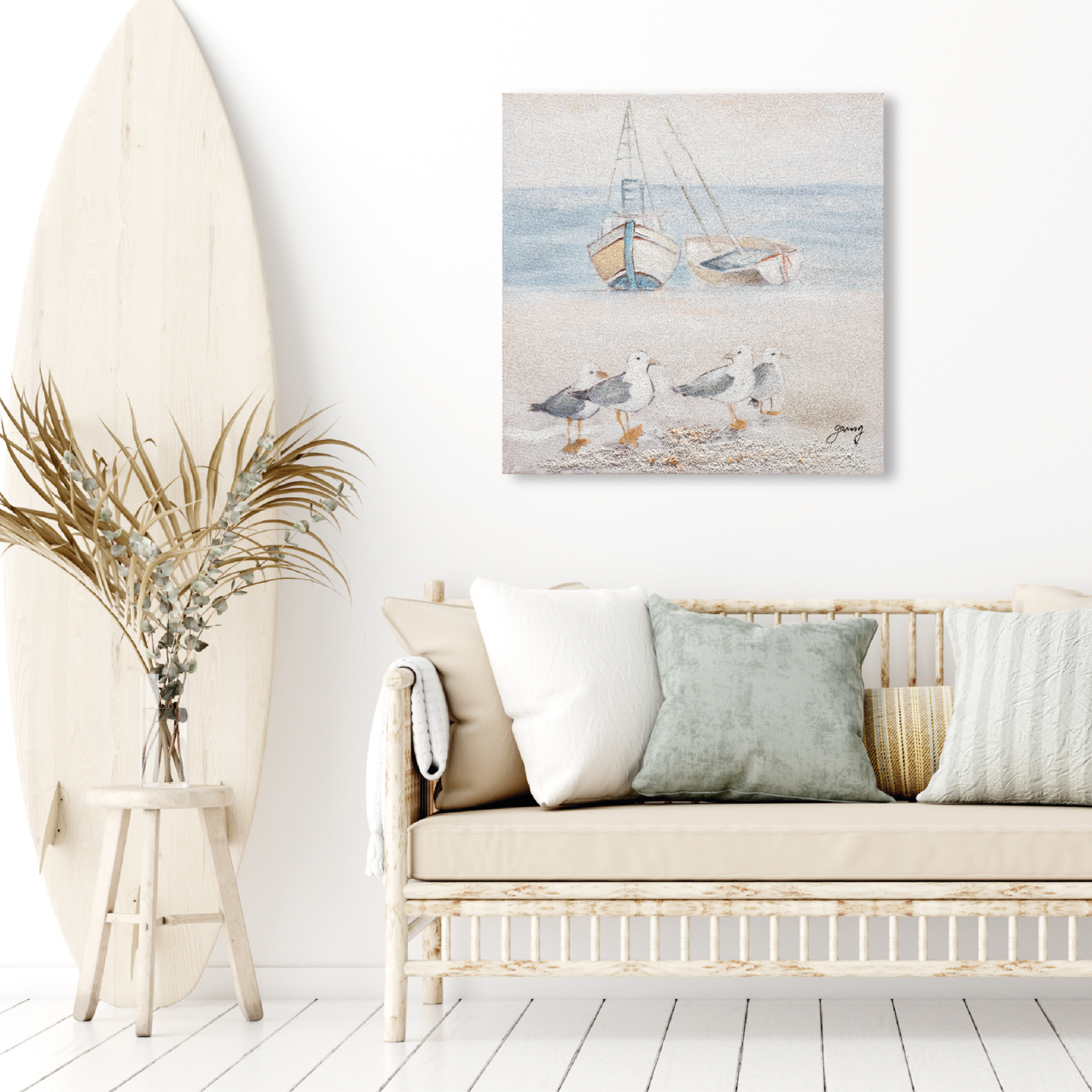 DIPINTO ART. W919 60X60 FSC100 - ambientata