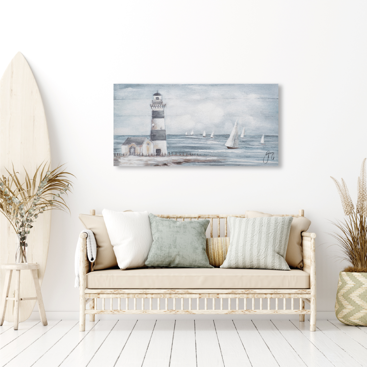 DIPINTO ART. W933 60X120 FSC100 - ambientata