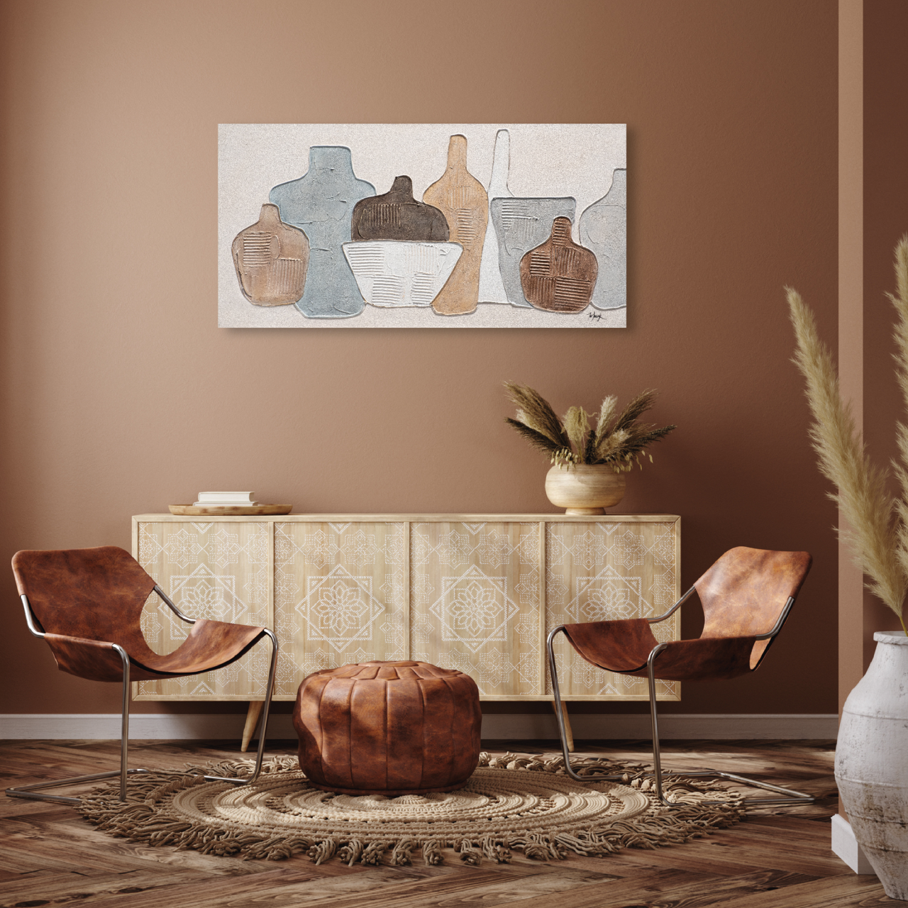 DIPINTO ART. W935 60X120 FSC100 - ambientata