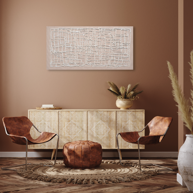 DIPINTO ART. W937 60X120 FSC100 - ambientata