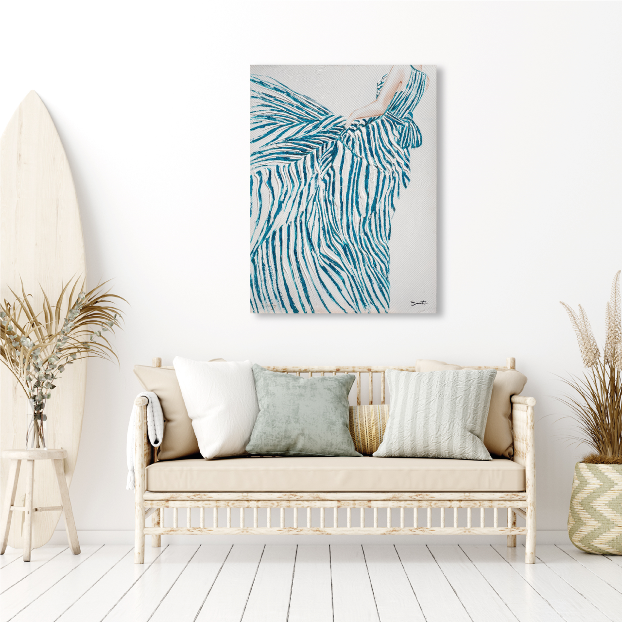 DIPINTO ART. W945 90X120 FSC100 - ambientata