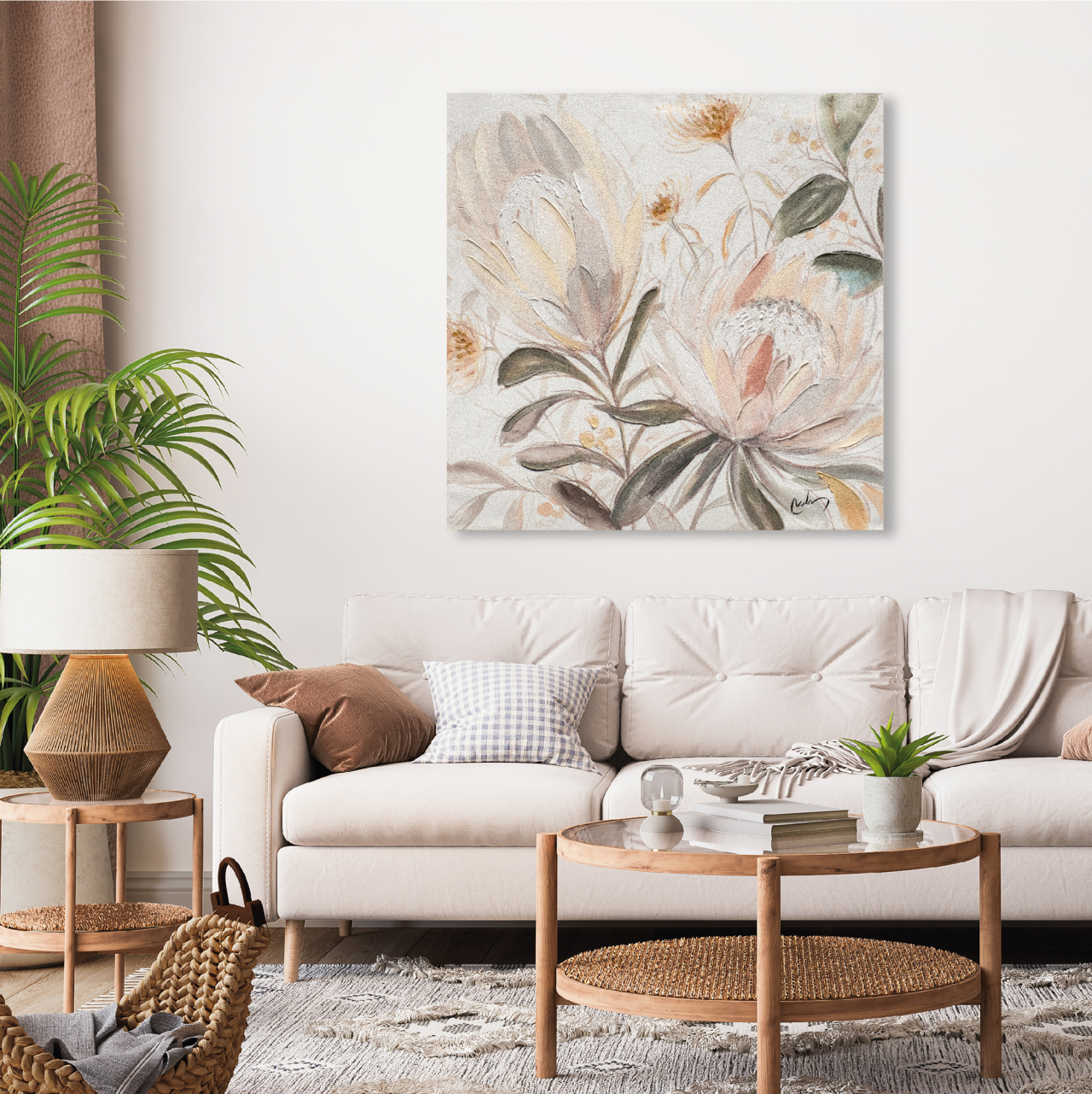 DIPINTO ART. W968 100X100 FSC100 - ambientata