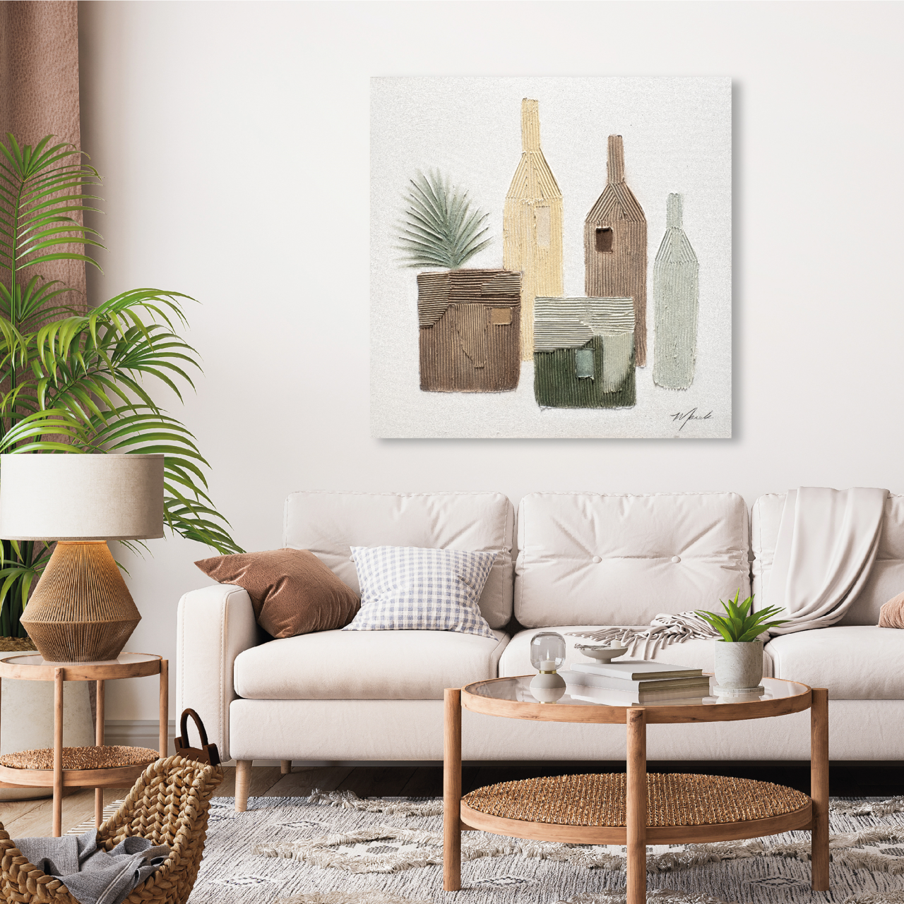 DIPINTO ART. W969 100X100 FSC100 - ambientata