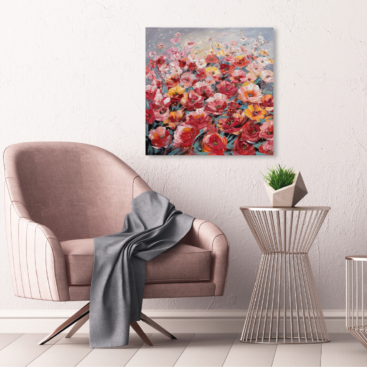 DIPINTO ART. Z709 60X60 FSC 100 - ambientata