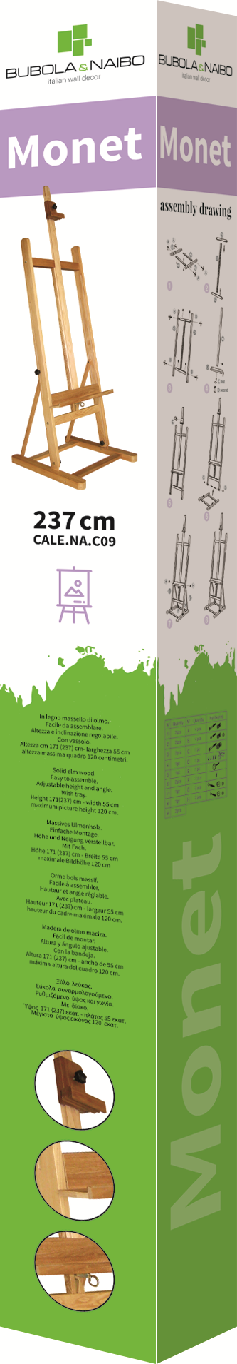 CAVALLETTO LEGNO/NA SERIE P 30 - catalogo