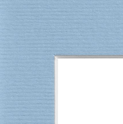 PASSEPARTOUT IN FOGLI AZZURRO W194 - angolo