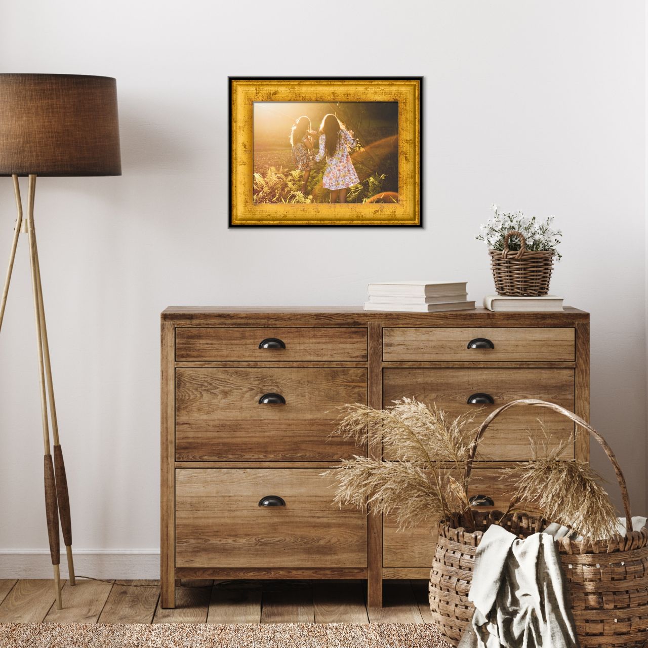 CORNICE IN LEGNO JOSS 4000 - ambientata