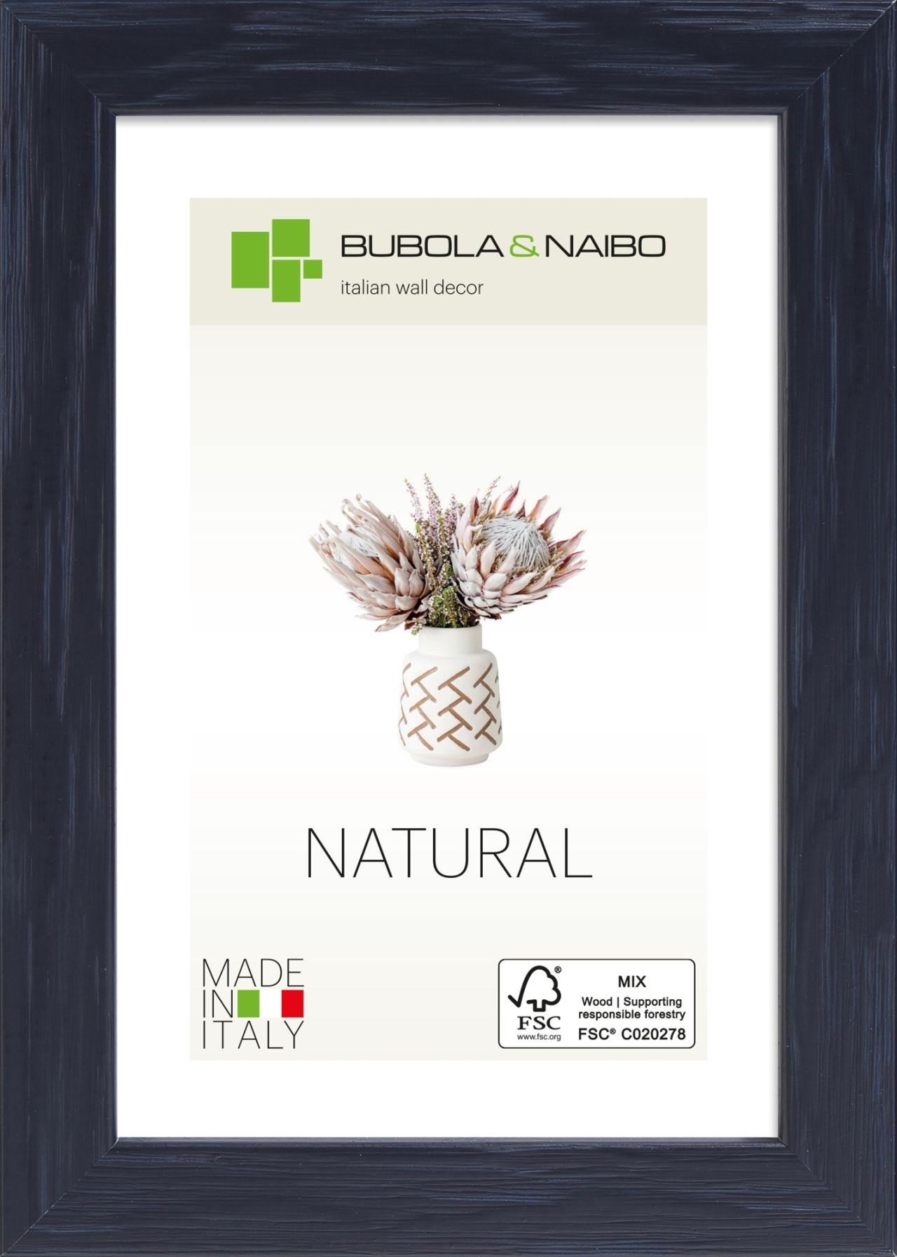 CORNICE IN LEGNO TULIPA 6340 - frontale