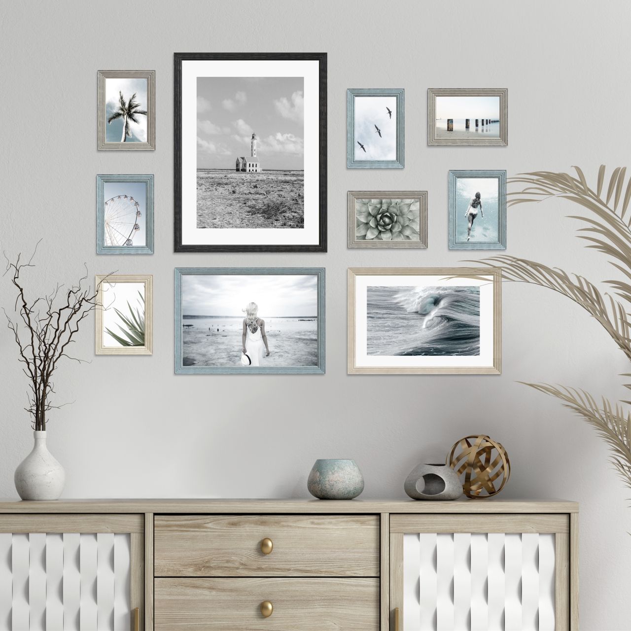 CORNICE IN LEGNO TOSCA 6860 - ambientata