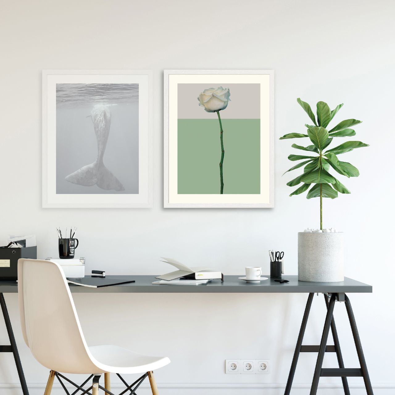 DECOPOSTER WHITE DPH2 - ambientata